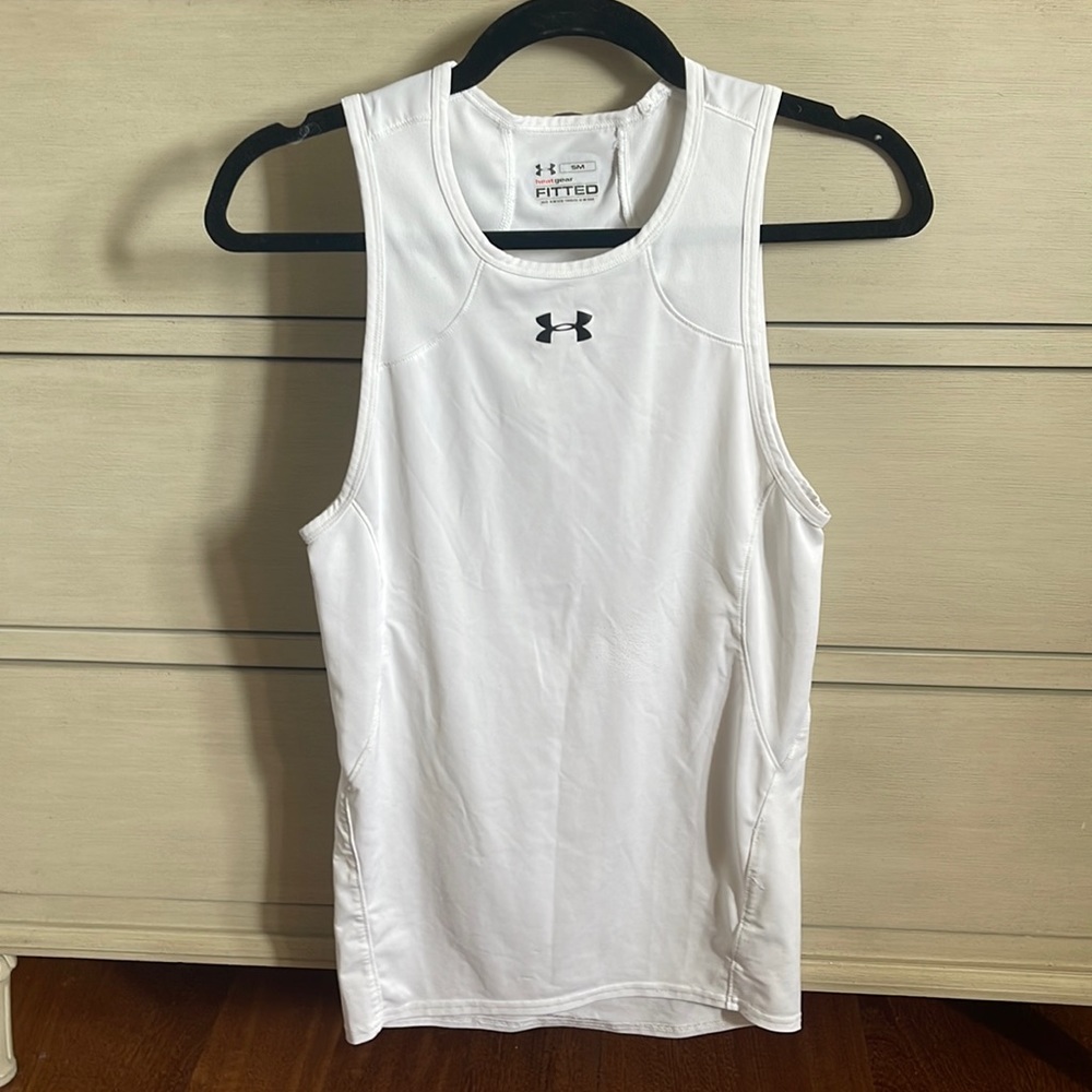 White under armour tank top